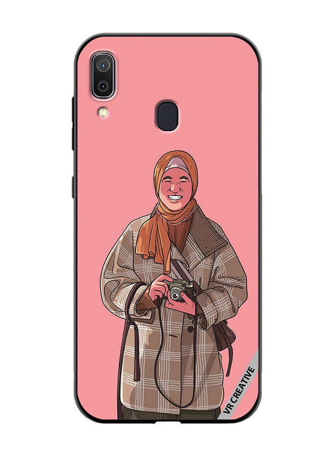 VR CREATIVE Protective Case Cover For Samsung Galaxy A30 Happy Photographer Design Multicolour - Image 1