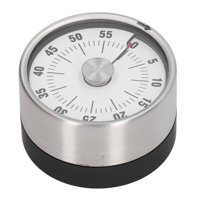 Magnetic Timer Magnet Design Stainless Steel 70db Alert High Accuracy Visual Timer for Kitchen Cooking Management White - Image 3