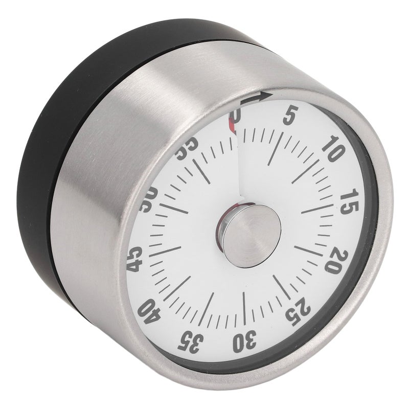 Magnetic Timer Magnet Design Stainless Steel 70db Alert High Accuracy Visual Timer for Kitchen Cooking Management White - Image 4