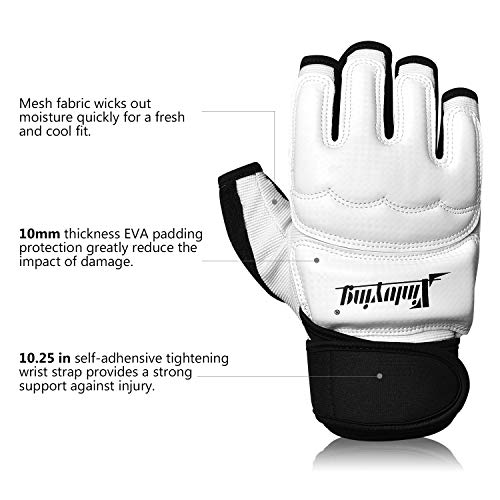 Xinluying Punch Bag Boxing Martial Arts MMA Sparring Grappling Muay Thai Taekwondo Training PU Leather Wrist Wraps Gloves - Image 4