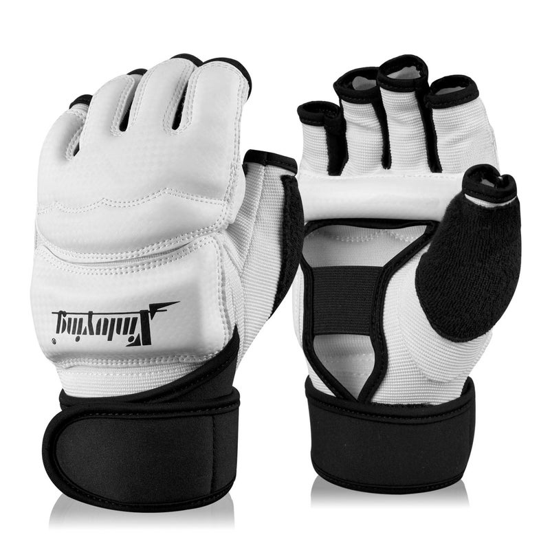 Xinluying Punch Bag Boxing Martial Arts MMA Sparring Grappling Muay Thai Taekwondo Training PU Leather Wrist Wraps Gloves - Image 3