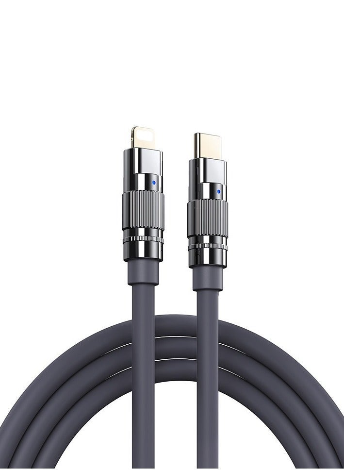 ريماكس كابل شحن سريع 20 وات (من C إلى Lightning)-REMAX RC-C053، سلسلة C-L Wefon 20 وات من النوع C إلى Lightning - أسود - Image 1