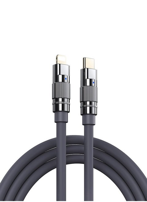 Fast Charging Data Cable 20W ( C to Lightning )-REMAX RC-C053 , C-L Wefon Series 20W Type-C to Lightning - Black