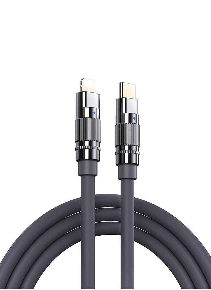 Fast Charging Data Cable 20W ( C to Lightning )-REMAX RC-C053 , C-L Wefon Series 20W Type-C to Lightning - Black