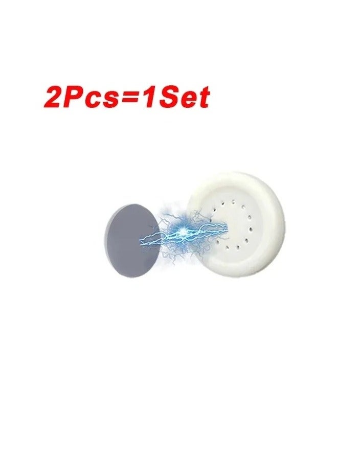 Strong Magnetic Hooks Wall Mount Anti-lost Magnetic Storage Holders for Remote Control Refrigerator Adhesive Home Organizer Hook (2pcs 1SET) - Image 1
