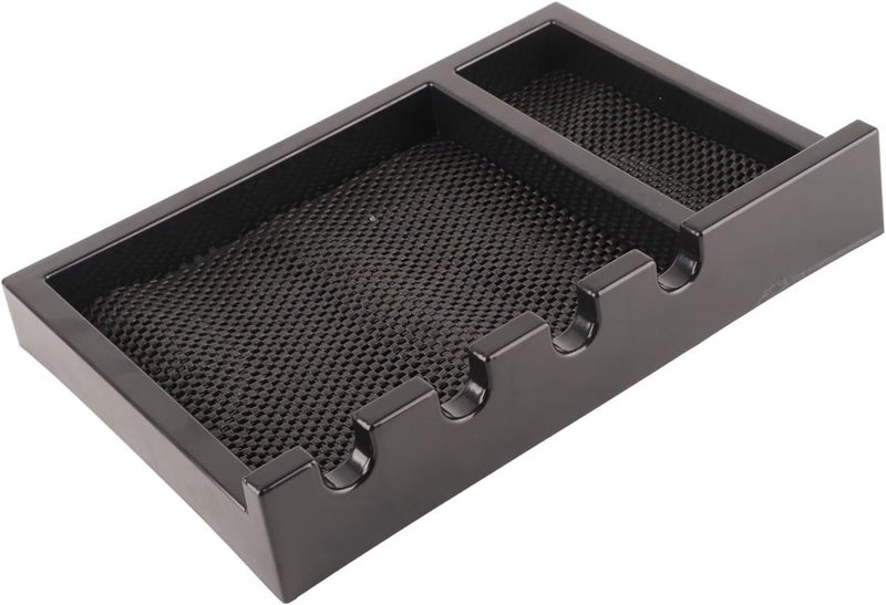 Barber Tray Holder | Non - Slip & Strong Adsorption for Hair Tools | Large Salon Tray for Scissors/Brushes/Clippers | ABS Material, 35x24cm Work Area - Image 1
