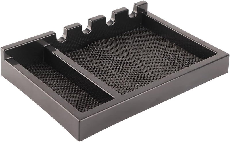 Barber Tray Holder | Non - Slip & Strong Adsorption for Hair Tools | Large Salon Tray for Scissors/Brushes/Clippers | ABS Material, 35x24cm Work Area - Image 5