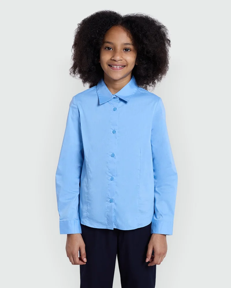 Ovs Long Sleeve Shirt For Girls – In Placid Blue