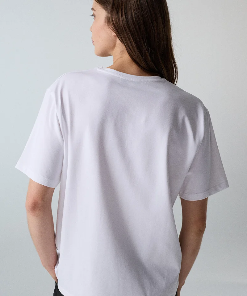 Ipekyol  Basic V-Neck T-Shirt for Women | Best Price UAE