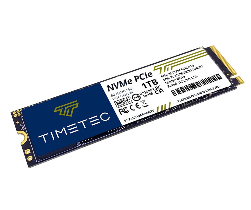 Timetec 1TB SSD NVMe PCIe Gen3x4 8Gb/s M.2 2280 3D NAND High Performance SLC Cache Read/Write Speed Up to 2,000/1,600 MB/s Internal Solid State Drive for PC Laptop and Desktop (1TB) - Image 3