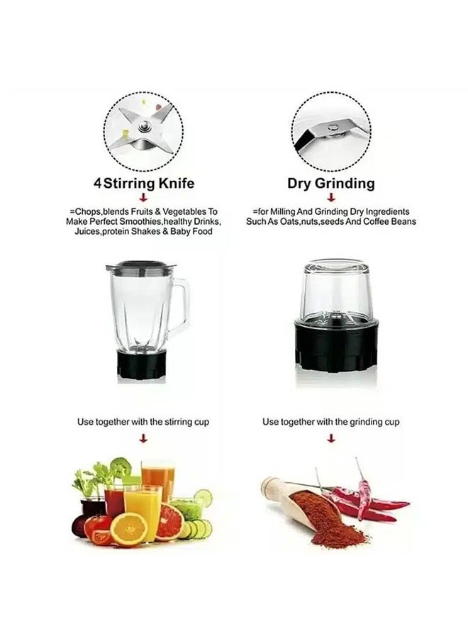 Cady One Electric mixer and grinder 2 in 1, capacity 1.5 liters, power 300 watts  - Image 3