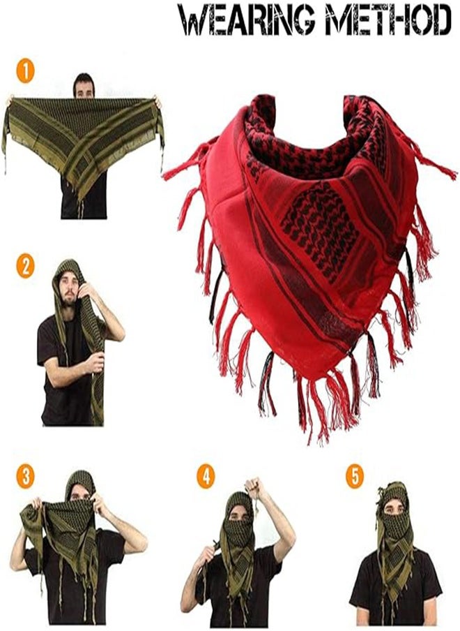 joyzzz - ANTARCTICA Outdoor Hiking Scarves Hunting Tactical Desert Arab Scarf  Shawl Scarve Wrap With Tassel - Image 1