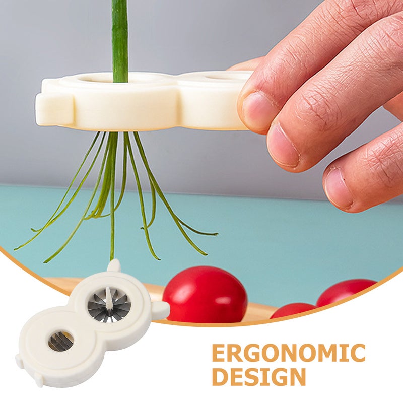 🍳 مفرمة متعددة الاستخدامات لتقطيع الثوم والبصل الأخضر مع تصميم متين وسهل الاستخدام - Image 5