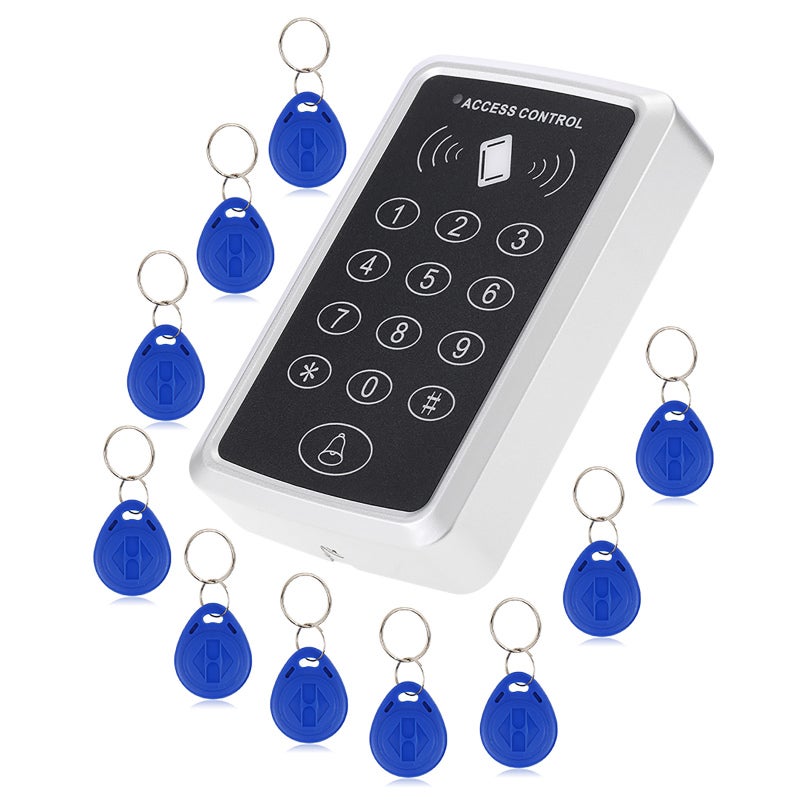 Single Door Access Control System: Contactless RFID Technology, Keypad Programmable, Standalone Operation - Proximity RFID Card for Commercial Office, Retail Store & Residential Use - Image 4
