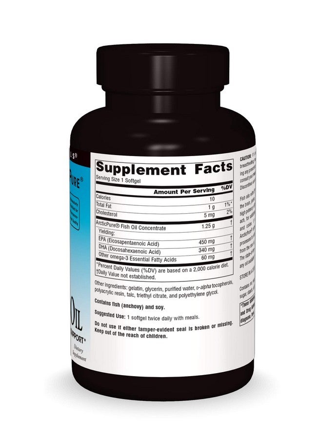 Source Naturals ArcticPure Omega-3 Fish Oil 850mg Ultra Potency EPA + DHA For Heart, Joint, Brain & Immune Health -Enteric Coated For Sensitive Stomachs - 120 Softgels - Image 3