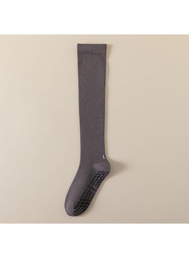 KUYING Yoga Socks Professional Non-slip Calf Socks Women's Fitness Dance Pressure Long Barrel Pilates Sports Muscle Socks - Image 1