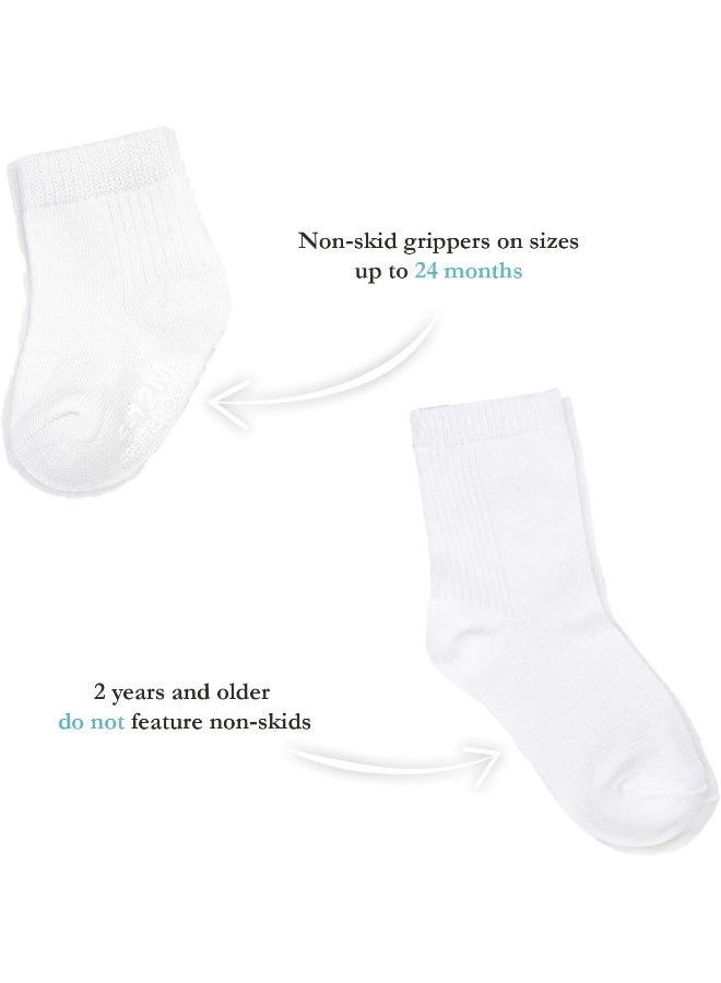 FRUIT OF THE LOOM Fruit of the Loom Baby 14-Pack Grow & Fit Flex Zones Cotton Stretch Socks - Image 4