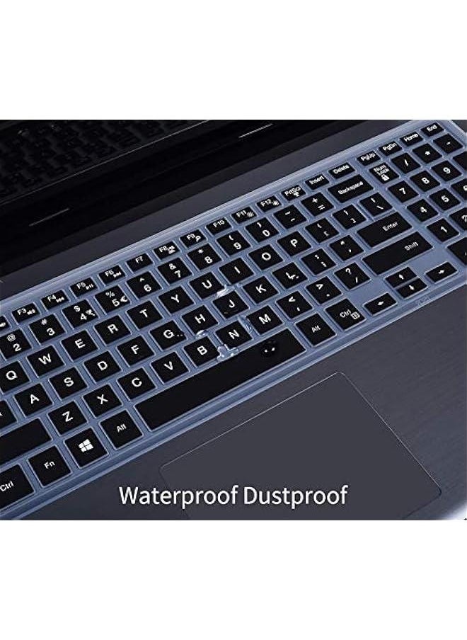 Arabest - Black Keyboard Cover for Dell Inspiron 15 3000 5000 3583, G3 G5 G7 15.6 Series, 17.3 Dell G3 Series, Insprion 17 7786, 5000 Series with Numeric Keypad - Image 1