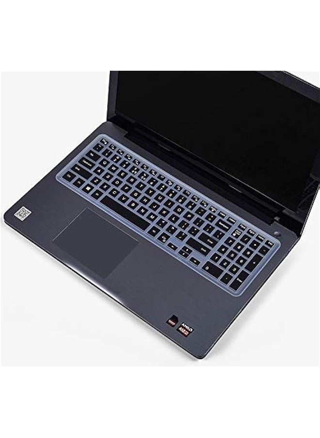 Arabest - Black Keyboard Cover for Dell Inspiron 15 3000 5000 3583, G3 G5 G7 15.6 Series, 17.3 Dell G3 Series, Insprion 17 7786, 5000 Series with Numeric Keypad - Image 1