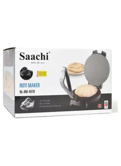 Sachi Saachi 1200W Roti And Tortilla Maker RM 4978 Silver/Black  - Image 1