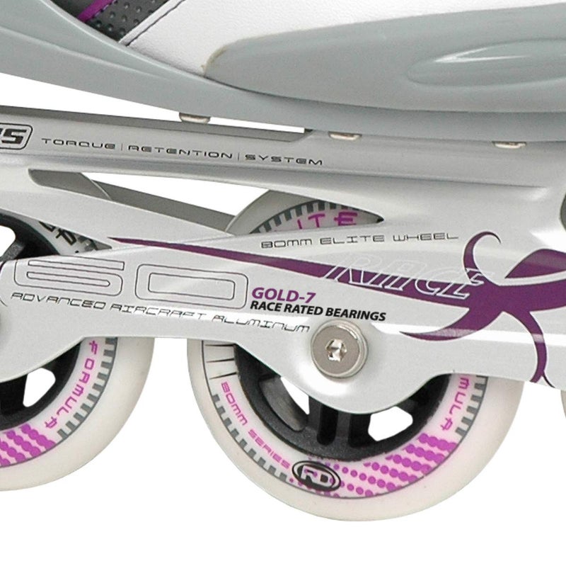 Roller Derby AERIO Q-60 Women's Inline Skates, Purple, Size 9 - Image 3