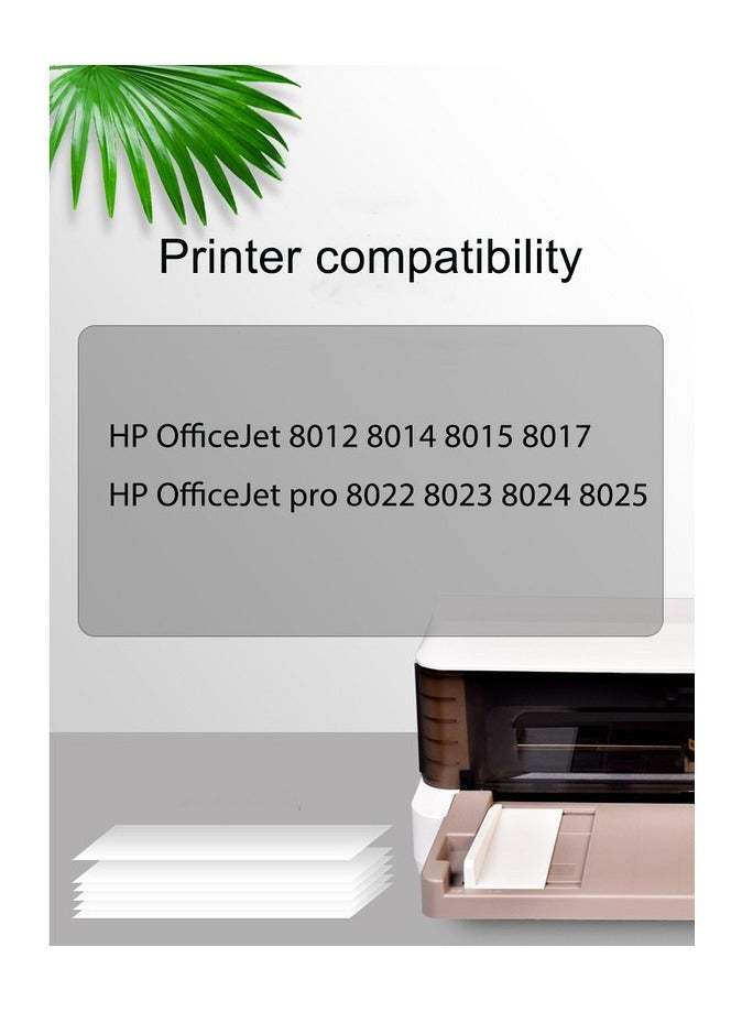 912 912XL Printer Cartridges New Chip Compatible with HP 912 XL for OfficeJet 8010 8012 8013 8014 8015 8017 OfficeJet Pro 8020 8021 8022 8023 8024 8025 (Pack of 4) - Image 3