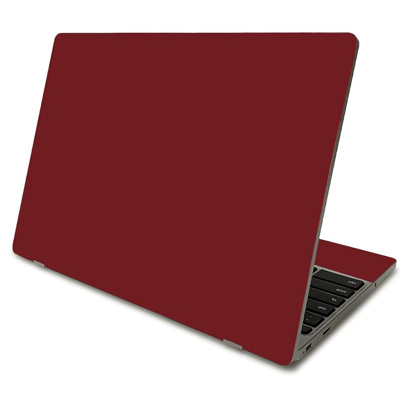 MIGHTY SKINS MightySkins Skin Compatible with Samsung Chromebook 4 (2021) 11.6" - Solid Burgundy | Protective, Durable, and Unique Vinyl Decal wrap Cover | Easy to Apply and Change Styles | Made in The USA - Image 1