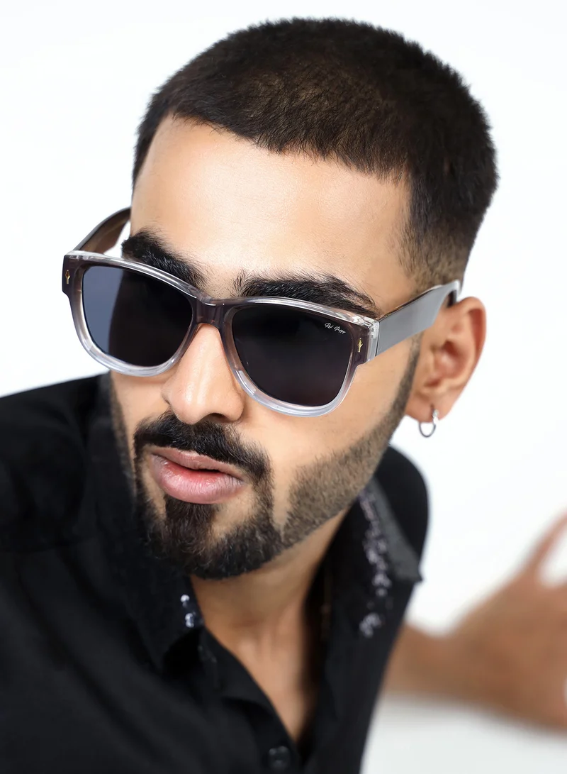 Woggles Red Pappy Majesty Grey Wayfarer Sunglasses