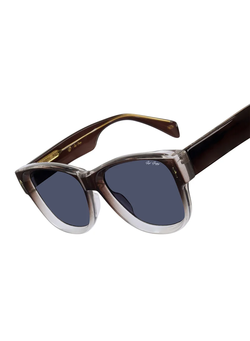 Woggles Red Pappy Majesty Grey Wayfarer Sunglasses