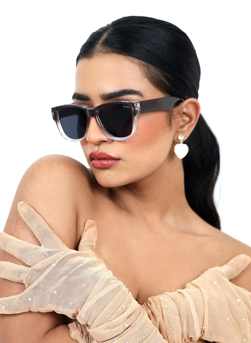 Woggles Red Pappy Majesty Grey Wayfarer Sunglasses