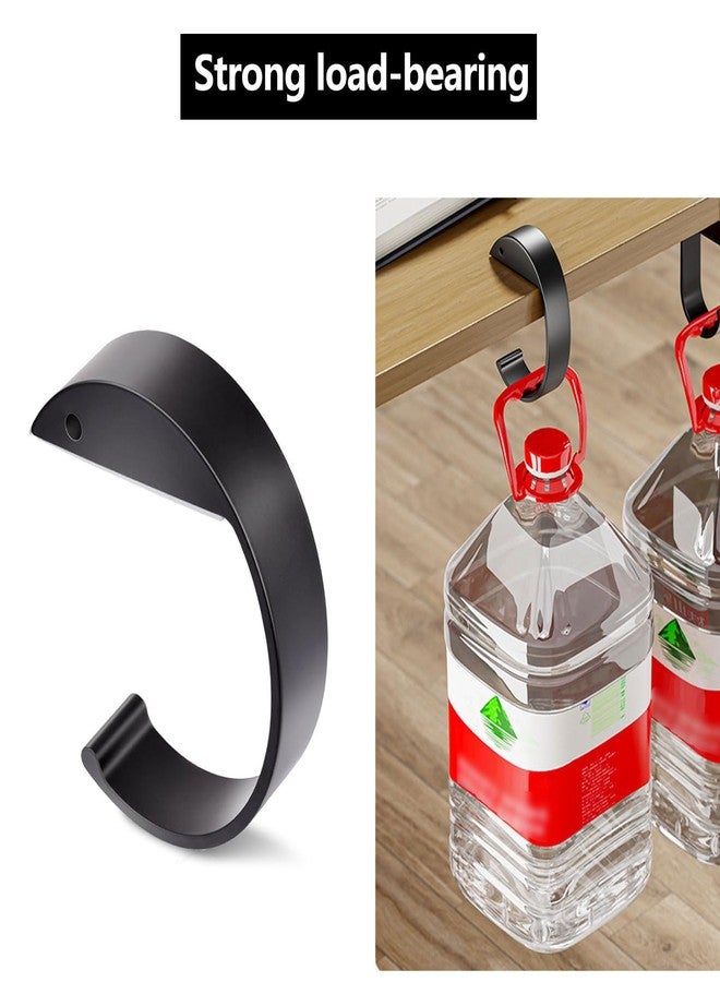 piercing Bag Holder Hook, Bag Holder, Secure Purse Holder for Restaurant and Office Use, Compact Bag Hanger for Travel and Shopping, Single Piece C-Shape Design - Image 3