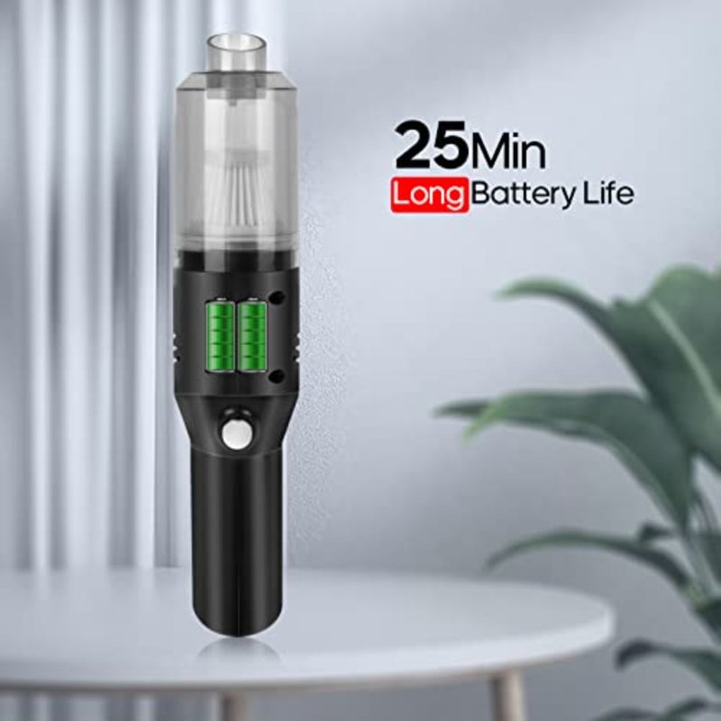 Portable Mini Car Vacuum Cleaner, High Power Cordless 400g Handheld Rechargeable Vacuum Cleaner for Desk V06 - Image 4