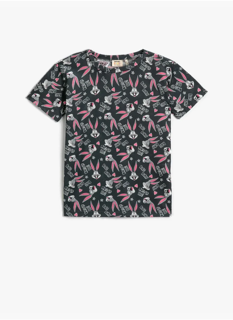 KOTON Bugs Bunny Licensed Printed T-Shirt