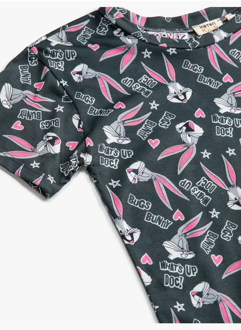 KOTON Bugs Bunny Licensed Printed T-Shirt