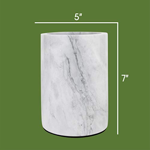 Homeries Marble Wine Chiller Bucket - Wine & Champagne Cooler for Parties, Dinner – Keep Wine & Beverages Cold, Wine Chillers for Bottles – Holds Any 750ml Bottle - Ideal Gift for Wine Enthusiasts - Image 3