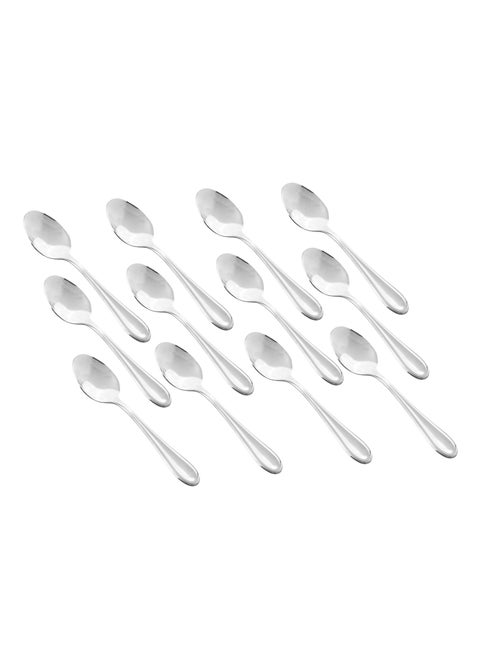 12 Pieces Japanese Stainless Steel Tea Spoon Set