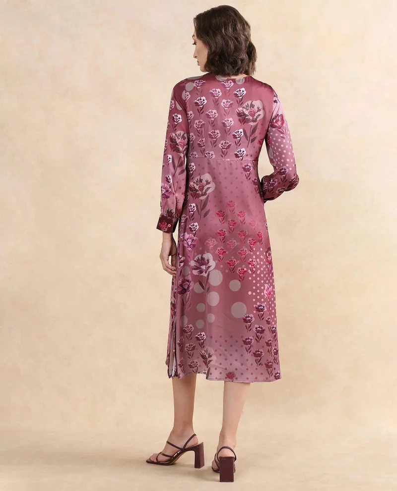 Rareism Women's Printed Maxi Dress