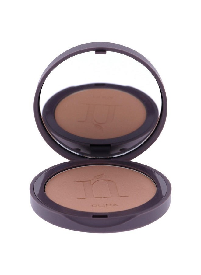 PUPA - Milano Natural Side Compact Powder 003 Warm Beige Blurring Matte Pressed Powder Lightweight Coverage For A Radiant Poreless Complexion With Texture Smoothing Jojoba Oil 0.28 Oz - Image 1