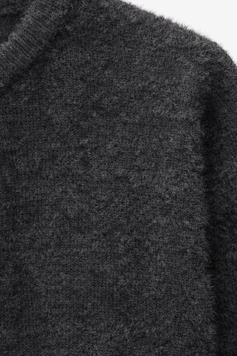 ميكسراي Mixray Oversized Jacquard Button Cardigan