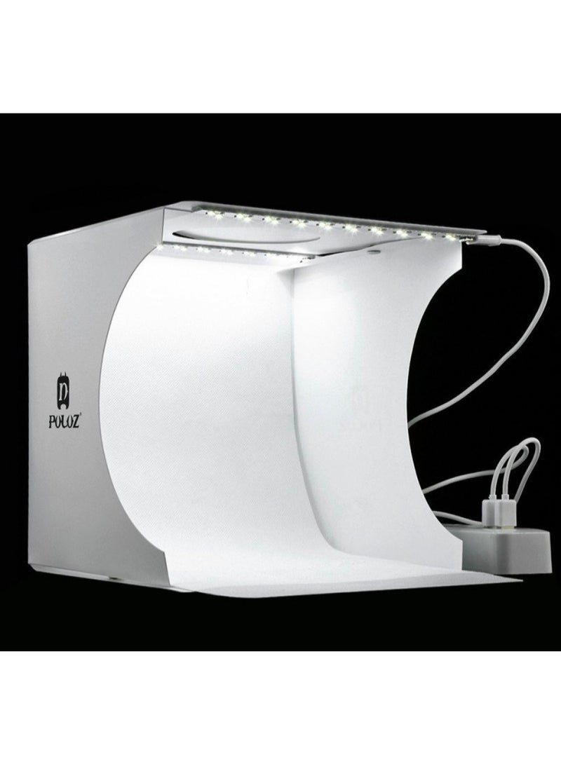 Professional photo box with lighting for product photography in white . - Image 2