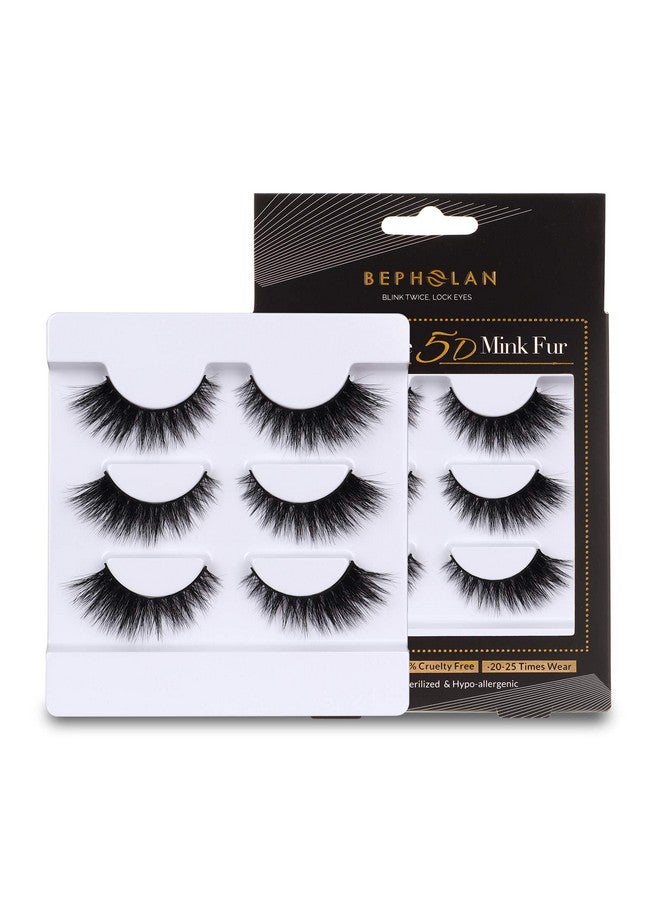 BEPHOLAN Ink Natural False Eyelashes - Bepholan Fake Eyelashes Natural Look 3-Pack Cat Eye Lashes Manga Eyelashes Fluffy,Xmz208 - Image 2