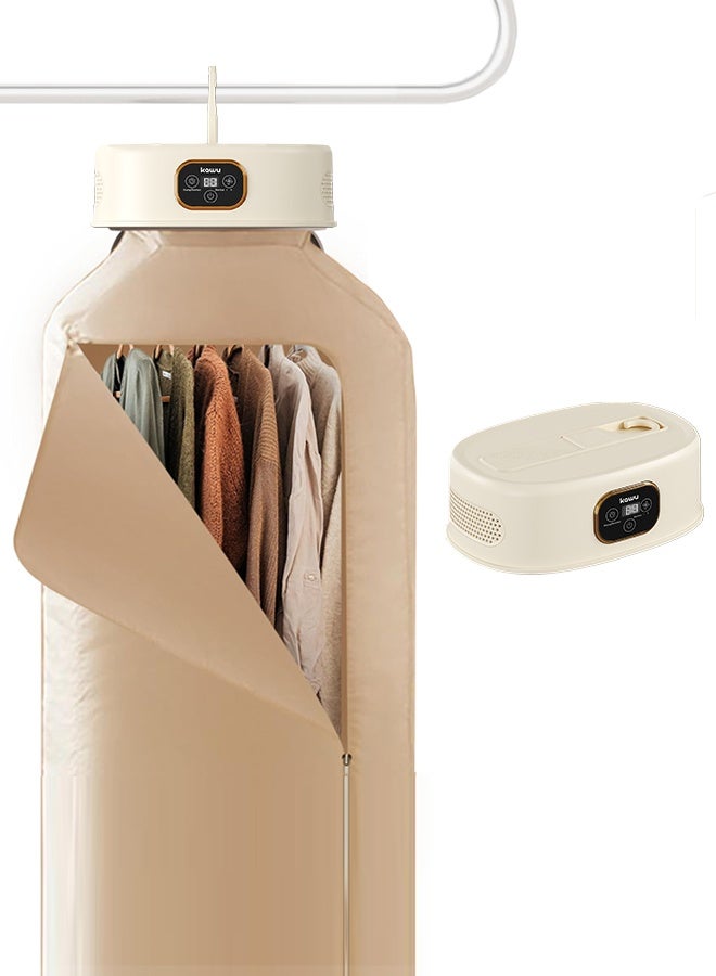  كاو مجفف ملابس KAWU المحمول - للملابس الداخلية، المناشف وملابس الحيوانات الأليفة - مثالي للسفر، التخييم، الشقق، الفنادق، السكن الطلابي ومركبات التخييم - Image 2