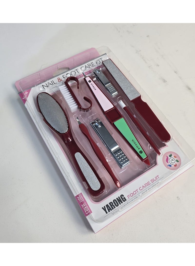 يورنج مجموعة عناية متكاملة بالأظافر والقدم  7 قطع بجودة عالية - Image 4