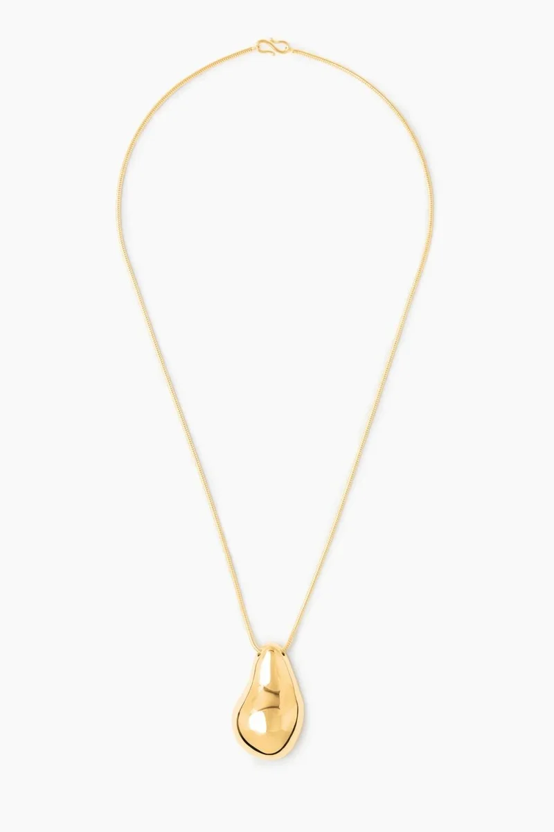 LIE STUDIO Gleaming Grooved Chain Necklace