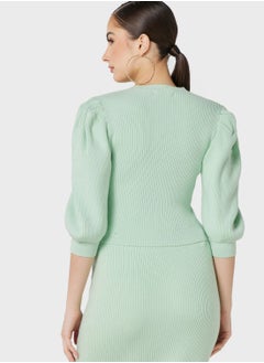 GLAMOROUS Puff Sleeve Knitted Jumper  - Image 2