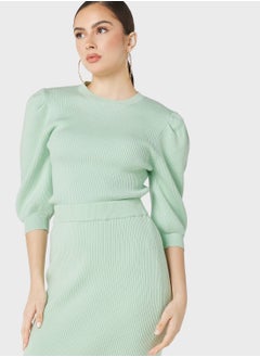 GLAMOROUS Puff Sleeve Knitted Jumper  - Image 1