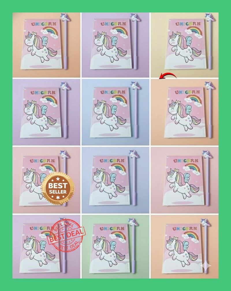 MINDFIT Unicorn Stationery Set for Kids - Image 1