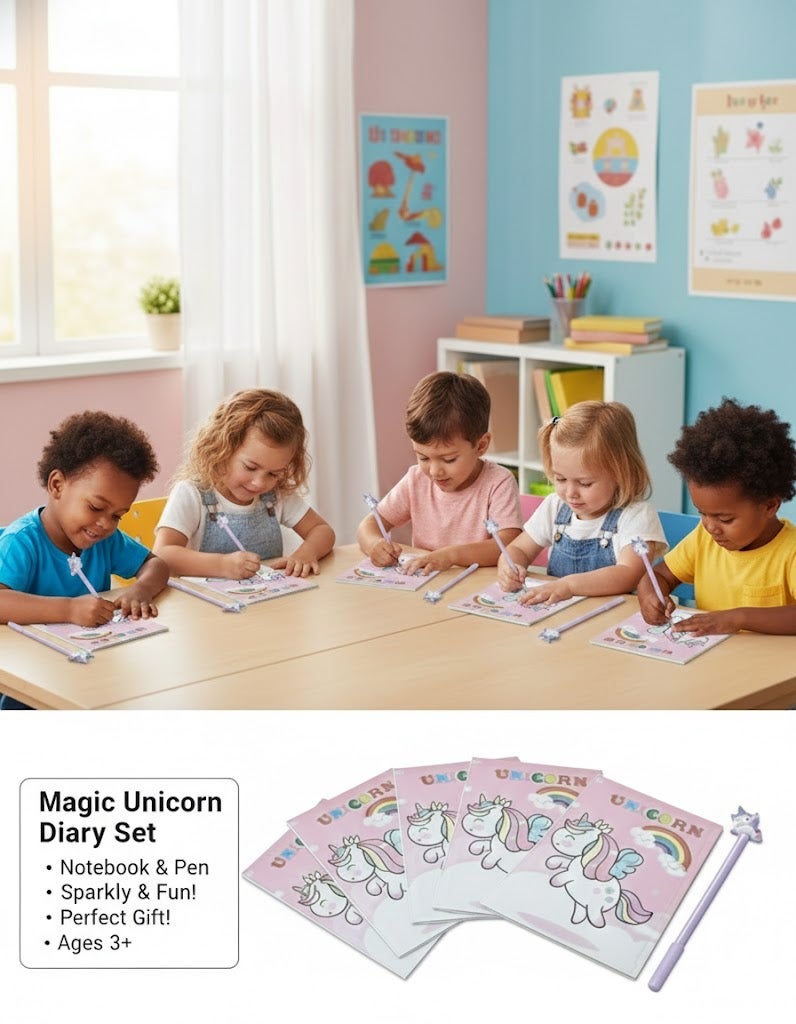 MINDFIT Unicorn Stationery Set for Kids - Image 4