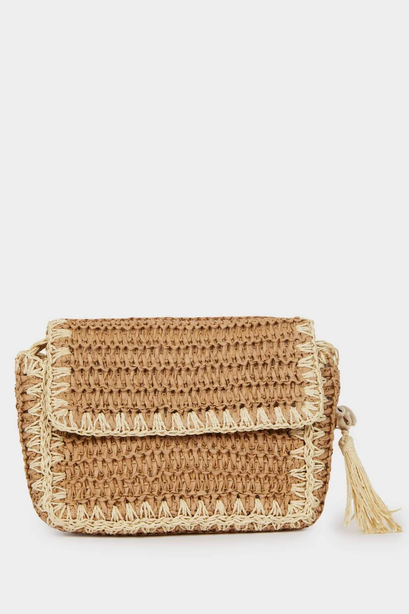 ديفاكتو Wicker Shoulder bag