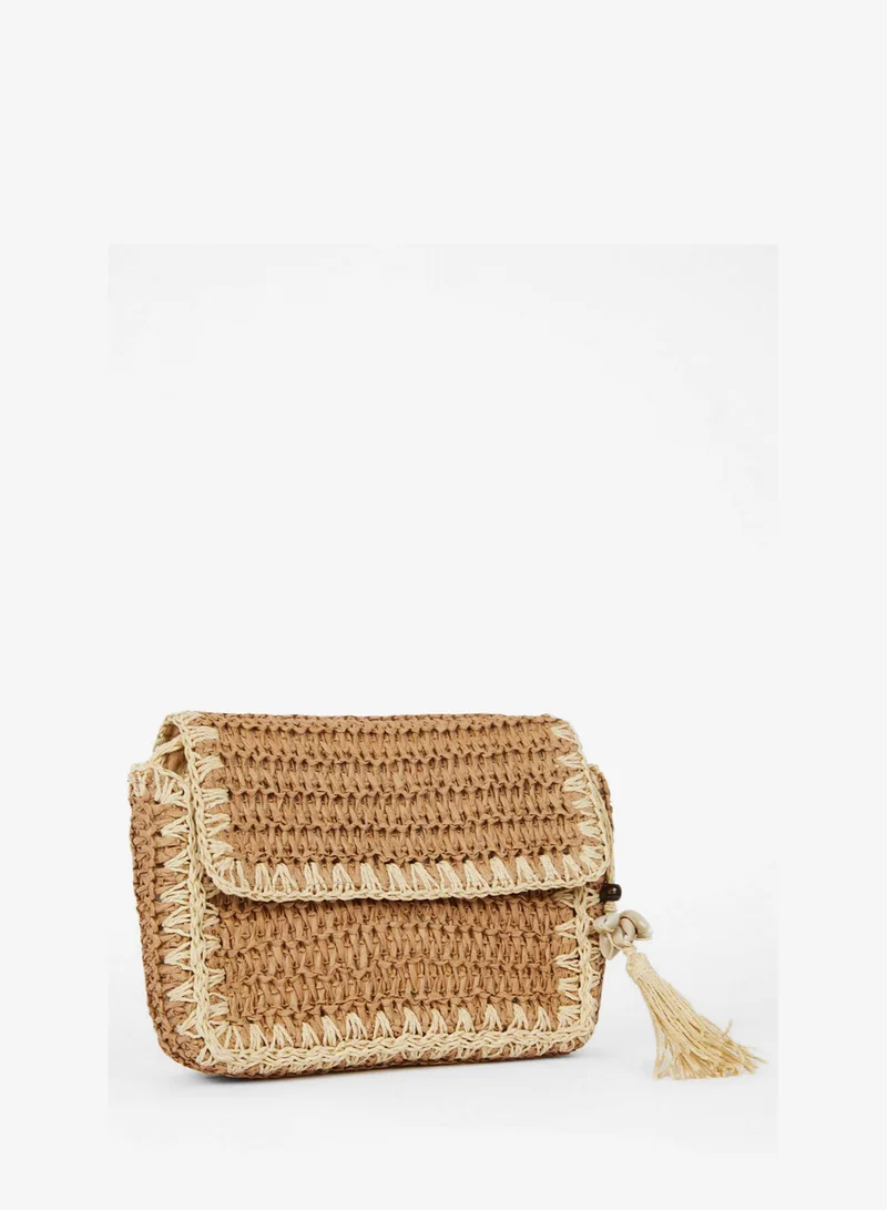 ديفاكتو Wicker Shoulder bag